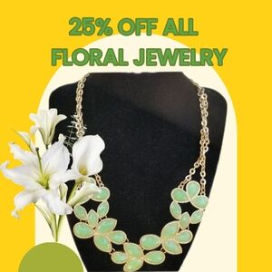 25% OFF ALL FLORAL JEWELRY SALE!!